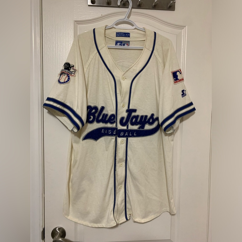 STARTER VTG BLUE JAYS JERSEY XL